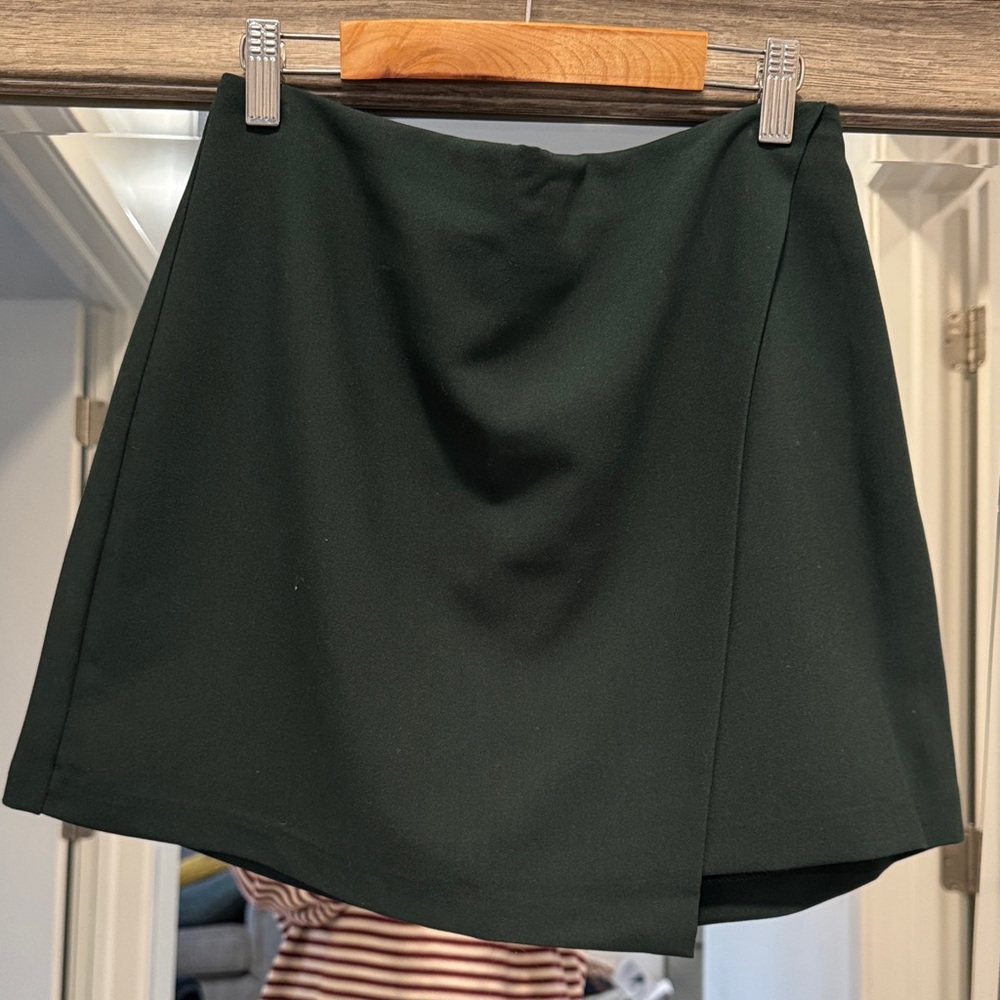 Abercrombie & Fitch Dark Green Mini Skirt